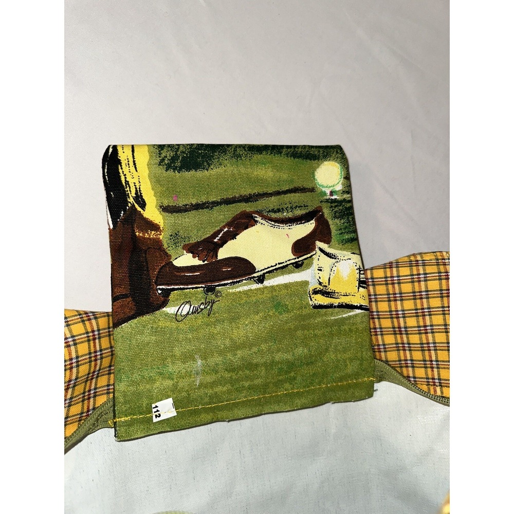 Ann Ormsby Surviving Stress Golf Shoulder Bag Purse Sand and Sun Beach Tote - Picture 14 of 14